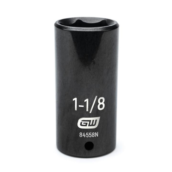 1/2" Drive 6 Point Deep Impact SAE Socket 1-1/8"