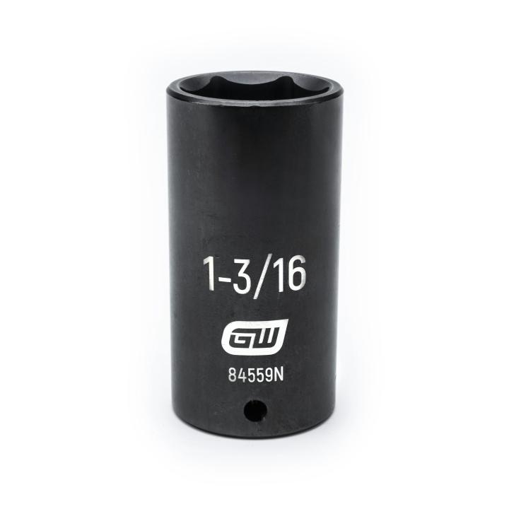 1/2" Drive 6 Point Deep Impact SAE Socket 1-3/16"