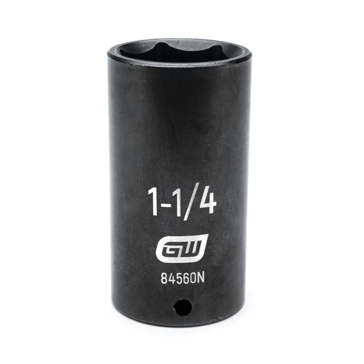 1/2" Drive 6 Point Deep Impact SAE Socket 1-1/4"