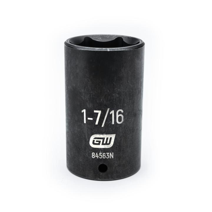 1/2" Drive 6 Point Deep Impact SAE Socket 1-7/16"