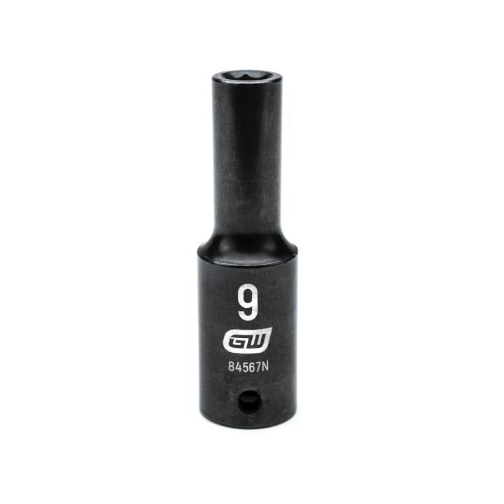 1/2" Drive 6 Point Deep Impact Metric Socket 9mm