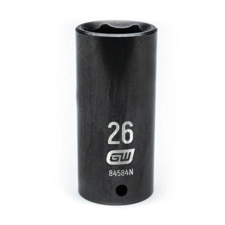 1/2" Drive 6 Point Deep Impact Metric Socket 26mm