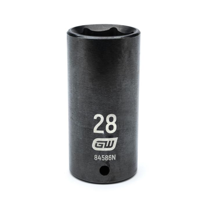 1/2" Drive 6 Point Deep Impact Metric Socket 28mm