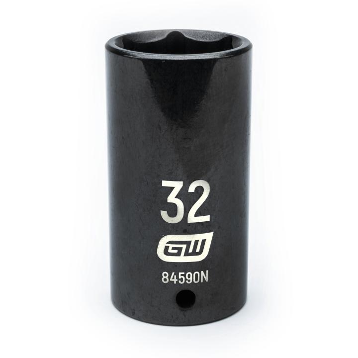 1/2" Drive 6 Point Deep Impact Metric Socket 32mm