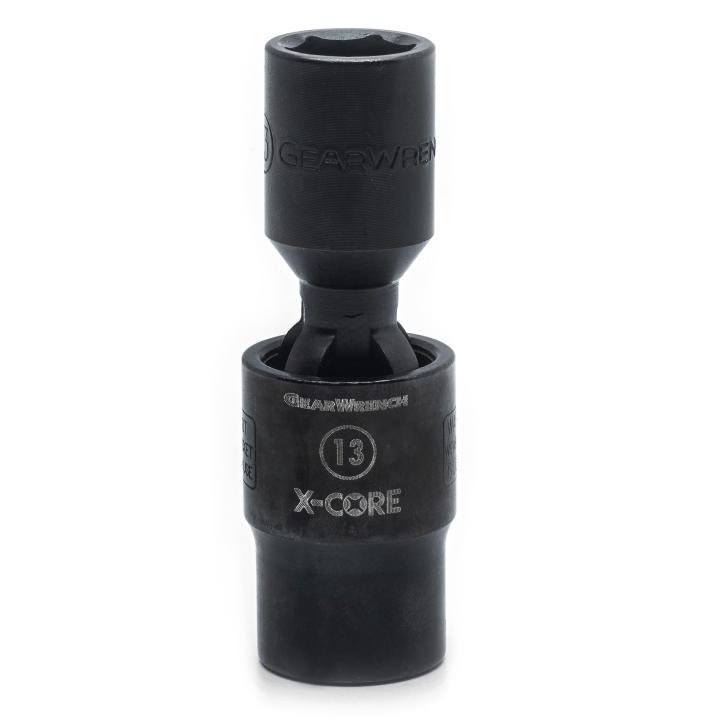 1/2" Drive 6 Point Standard X-Core™ Pinless Impact Universal Metric Socket 13mm