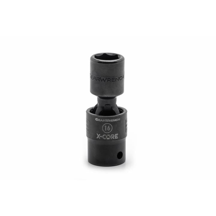 1/2" Drive 6 Point Standard X-Core™ Pinless Impact Universal Metric Socket 16mm