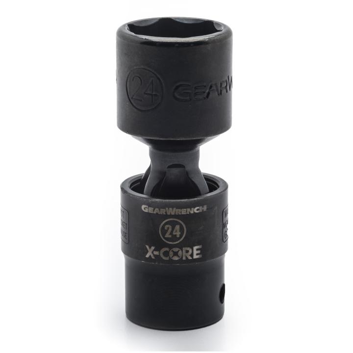 1/2" Drive 6 Point Standard X-Core™ Pinless Impact Universal Metric Socket 22mm