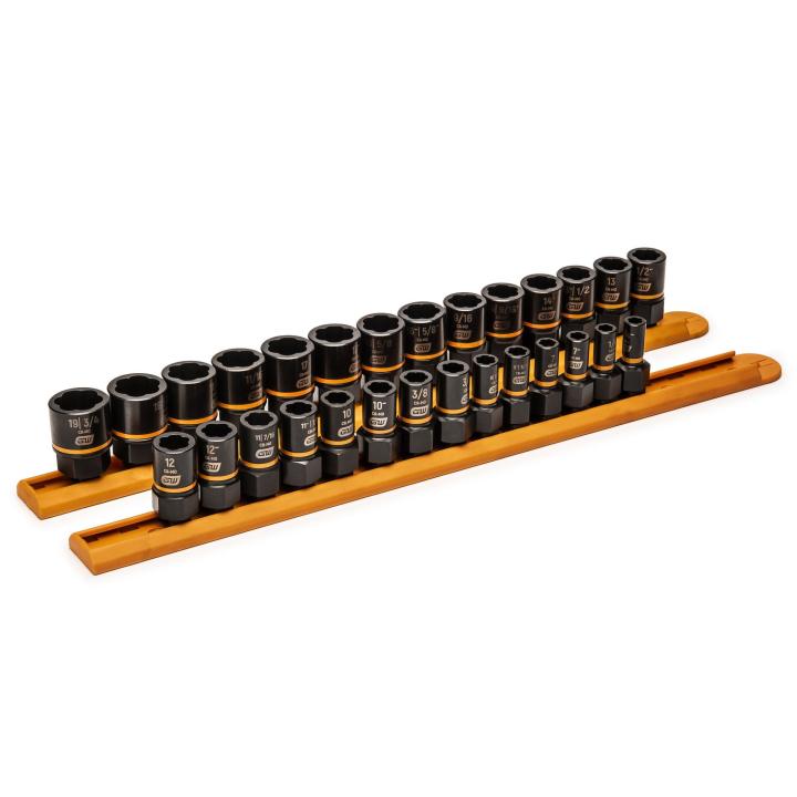 28 Piece 1/4" & 3/8" Drive Bolt Biter™ Impact Extraction Socket Set