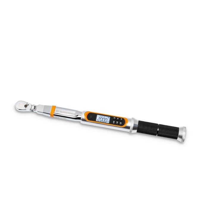 1/4" 120XP™ Flex Head Electronic Torque Wrench with Angle