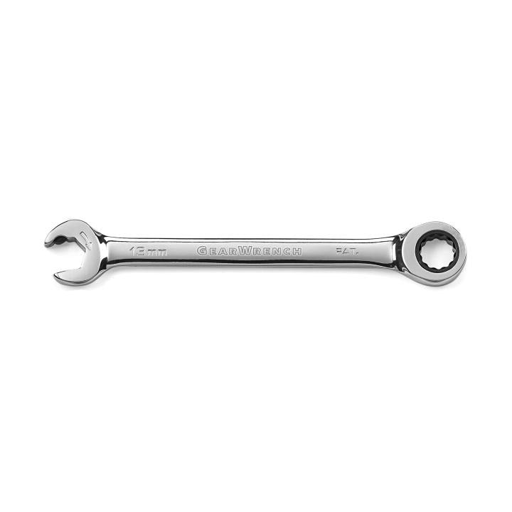 13mm 72-Tooth 12 Point Open End Ratcheting Combination Wrench