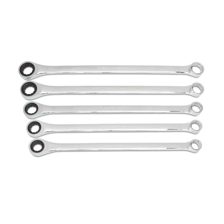 5 Piece 72-Tooth 12 Point XL GearBox™ Double Box Ratcheting Metric Wrench Add-On Set