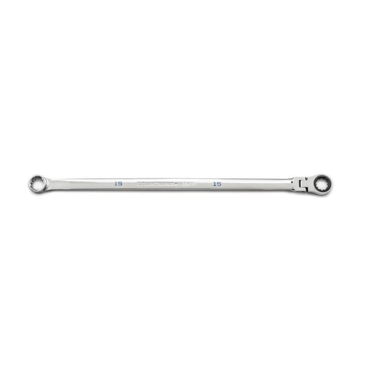 15mm 120XP™ Universal Spline XL GearBox™ Flex Head Ratcheting Wrench