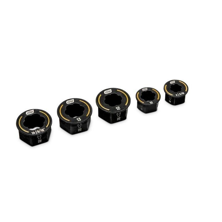 5 Piece Bolt Biter™ Metric Wrench Insert Set