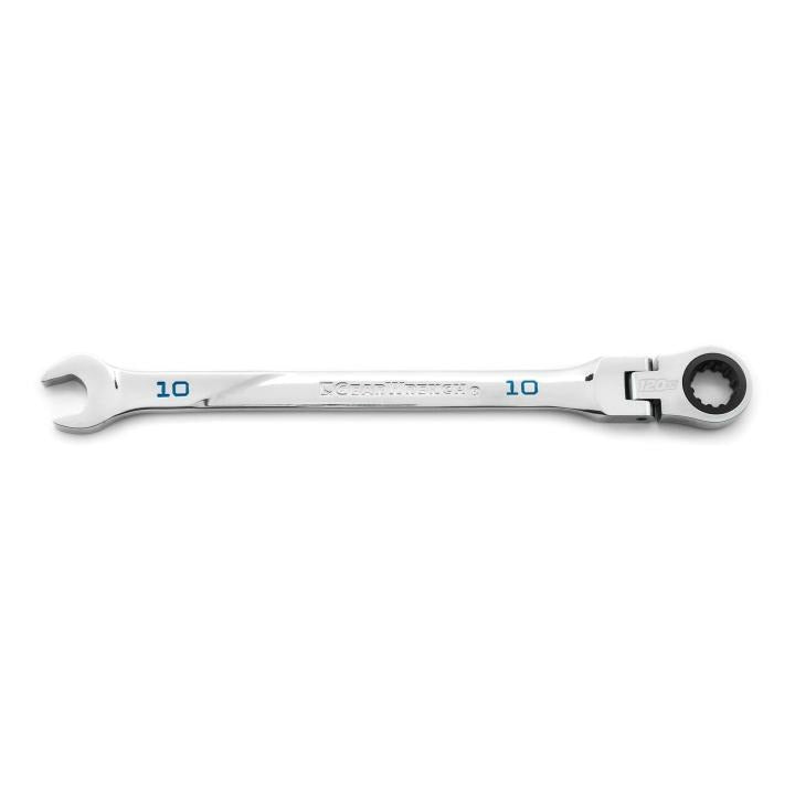 10mm 120XP™ Universal Spline XL Flex Head Ratcheting Combination Wrench