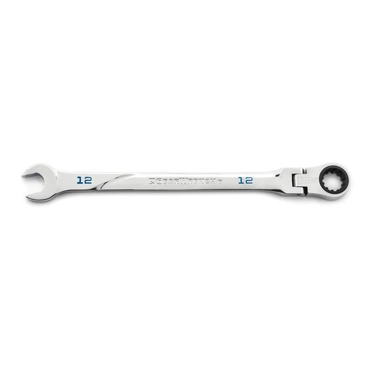 12mm 120XP™ Universal Spline XL Flex Head Ratcheting Combination Wrench