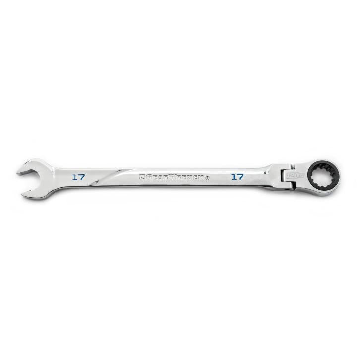 17mm 120XP™ Universal Spline XL Flex Head Ratcheting Combination Wrench