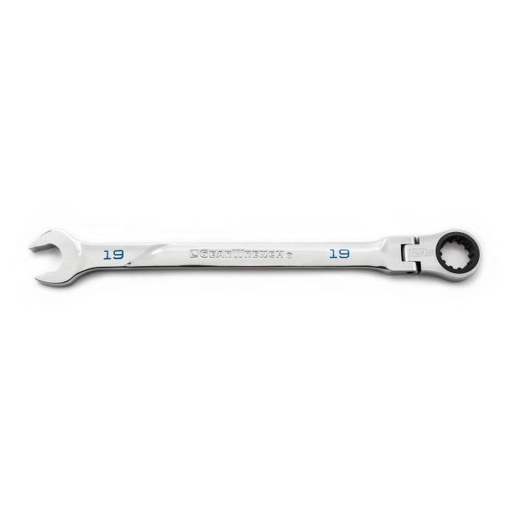 19mm 120XP™ Universal Spline XL Flex Head Ratcheting Combination Wrench
