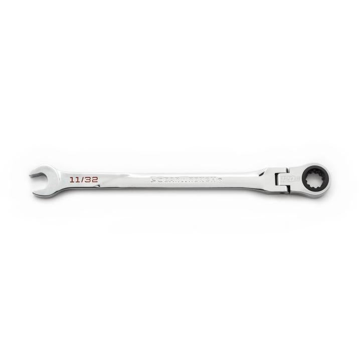 11/32" 120XP™ Universal Spline XL Flex Head Ratcheting Combination Wrench