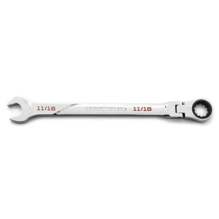 11/16" 120XP™ Universal Spline XL Flex Head Ratcheting Combination Wrench