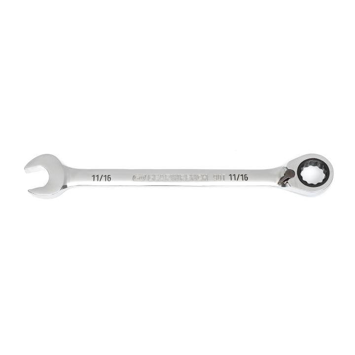 11/16" 90-Tooth 12 Point Reversible Ratcheting Wrench