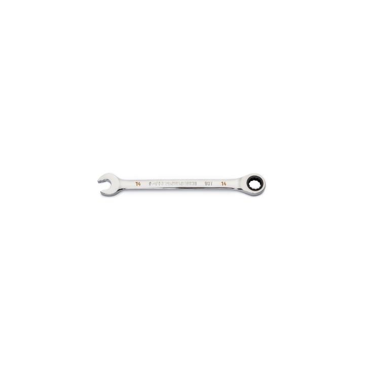 14mm 90-Tooth 12 Point Ratcheting Combination Wrench