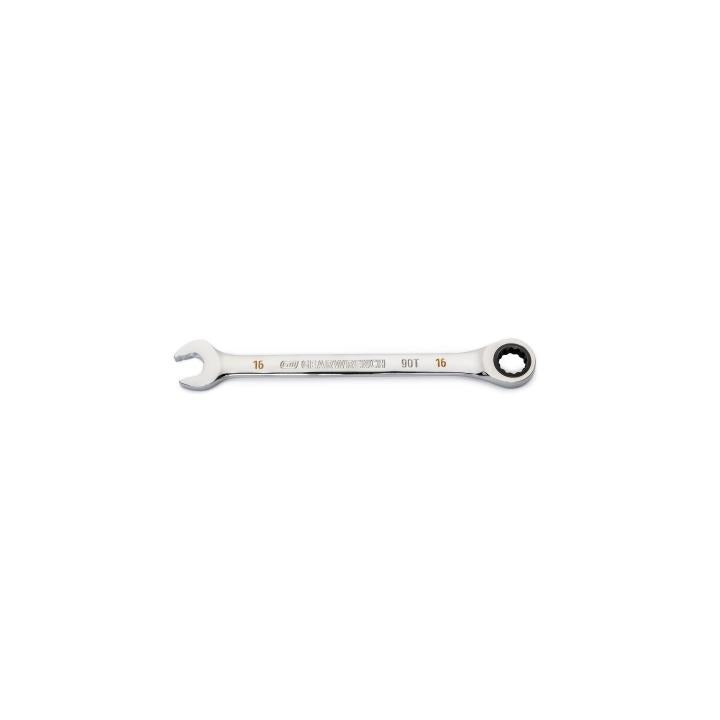 16mm 90-Tooth 12 Point Ratcheting Combination Wrench