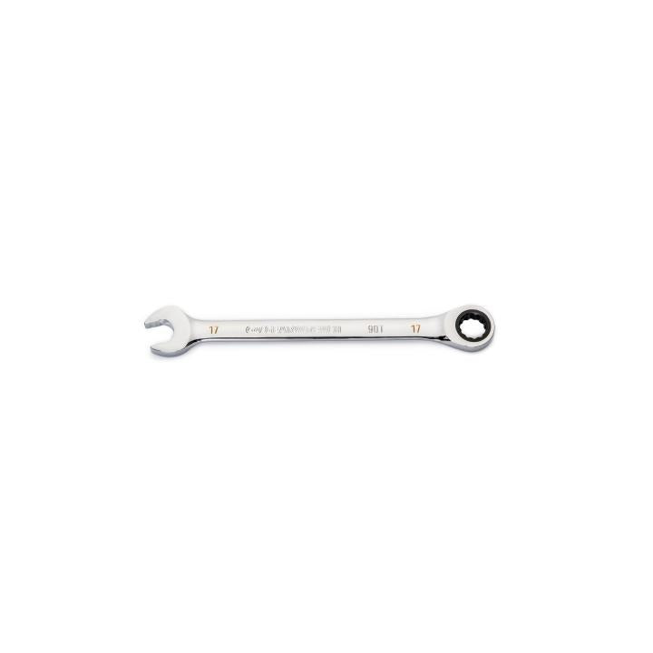 17mm 90-Tooth 12 Point Ratcheting Combination Wrench