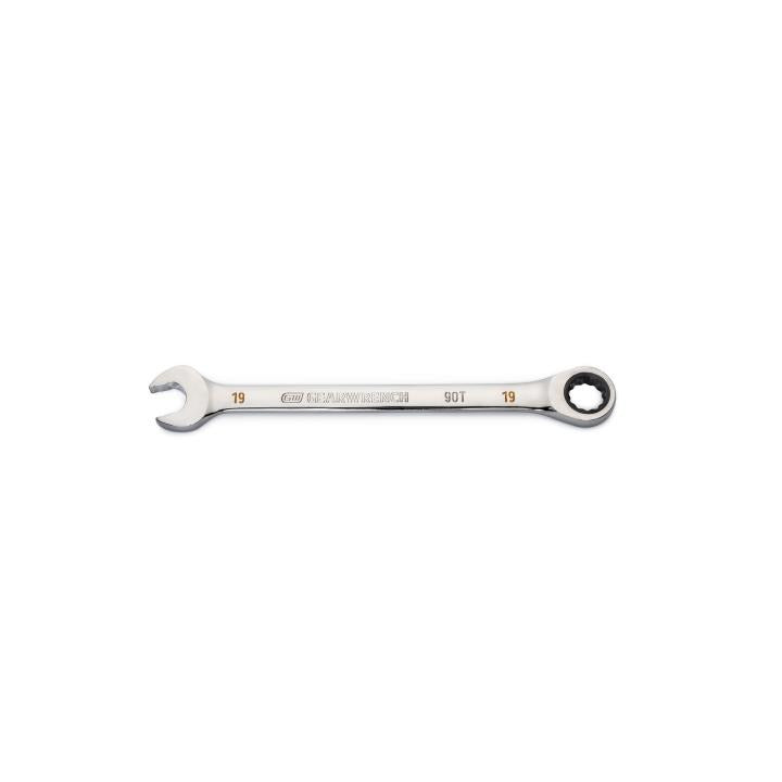 19mm 90-Tooth 12 Point Ratcheting Combination Wrench