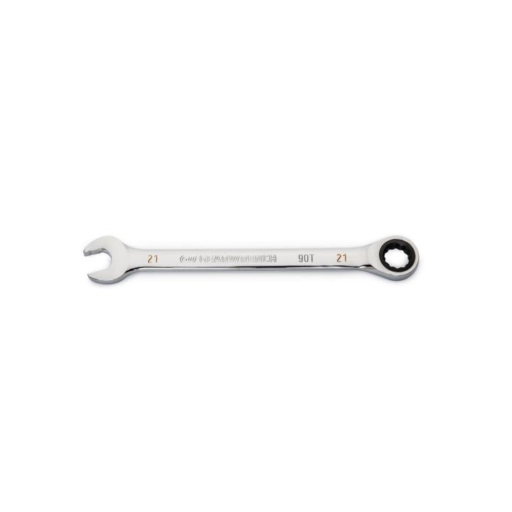 21mm 90-Tooth 12 Point Ratcheting Combination Wrench