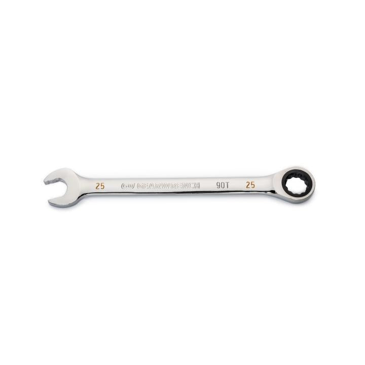 25mm 90-Tooth 12 Point Ratcheting Combination Wrench