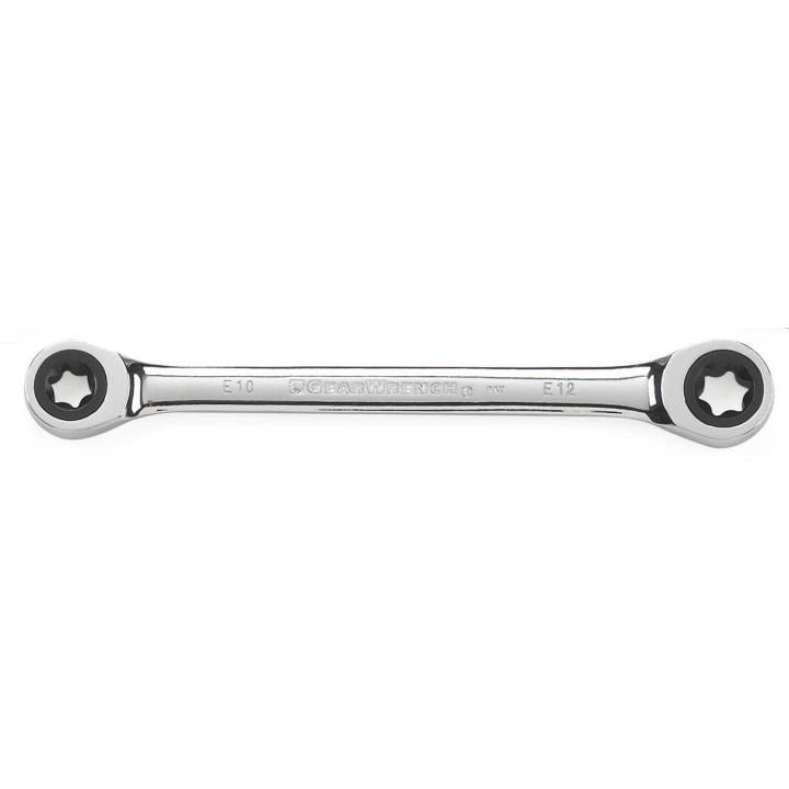 E10 x E12 E-Torx® Double Box Ratcheting Wrench