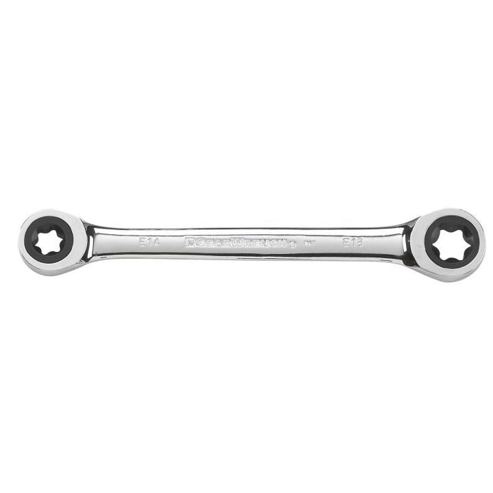 E14 x E18 E-Torx® Double Box Ratcheting Wrench