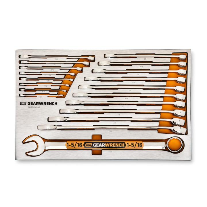 132 Piece 1/4", 3/8" and 1/2" Drive 120XP Mechanics Tool Sets in Premium Foam Trays
