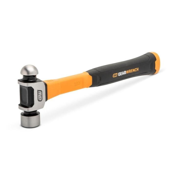 16 oz. Ball Pein Hammer with Fiberglass Handle