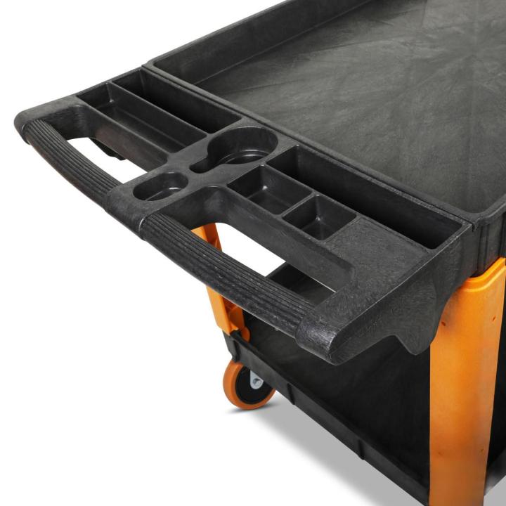46" 2-Shelf Heavy Duty Utility Cart