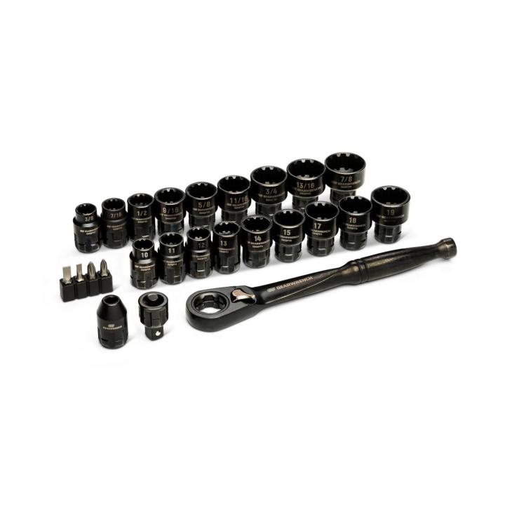 25 Piece 3/8" Drive Pass-Thru™ Ratchet and Socket Set