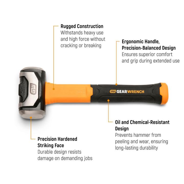 48 oz. Drilling Hammer with Fiberglass Handle