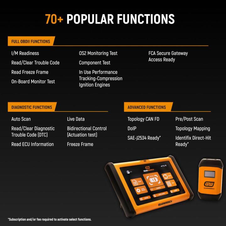 10" Pro Command Wireless Bi-Directional Diagnostic Tablet with Rapid-Charge Dock